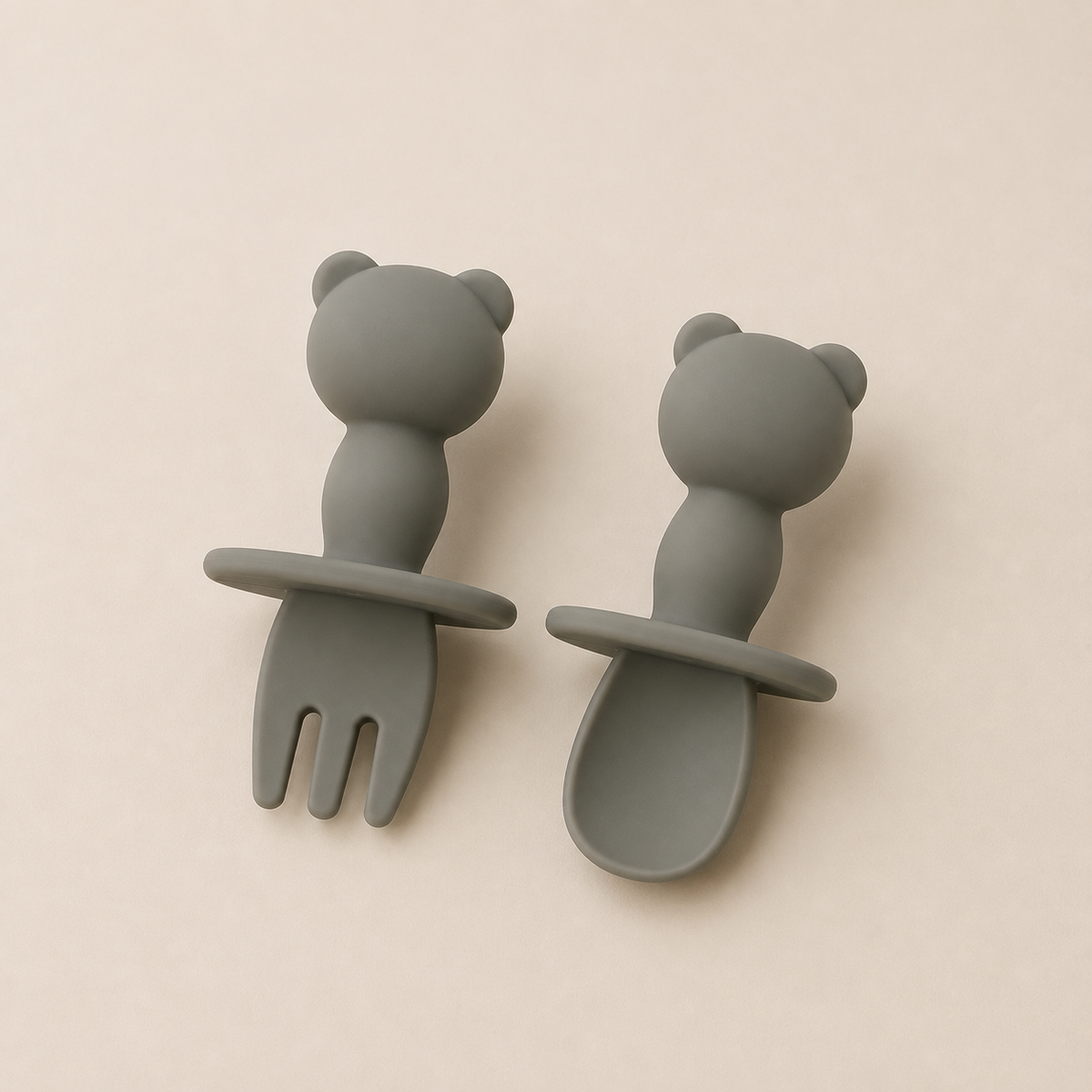 Lot de couverts bébé en silicone – Panda GMLB