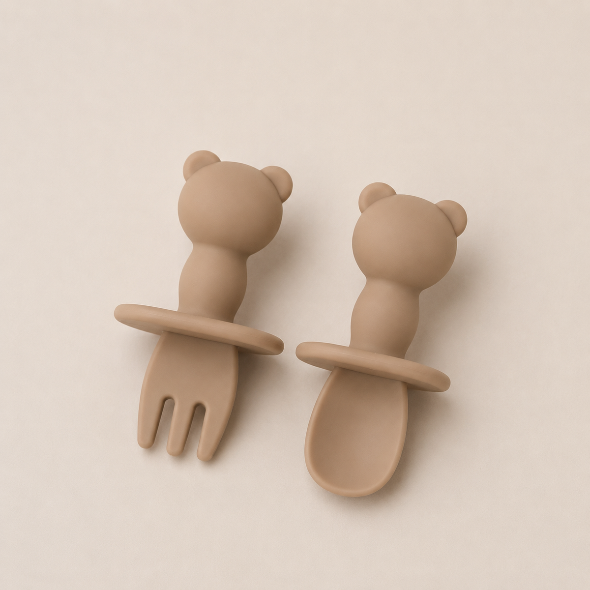 Lot de couverts bébé en silicone – Panda GMLB