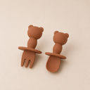  Couverts panda terracotta