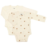 Lot de 2 bodies bébé en coton – Ourson TROIS KILOS SEPT