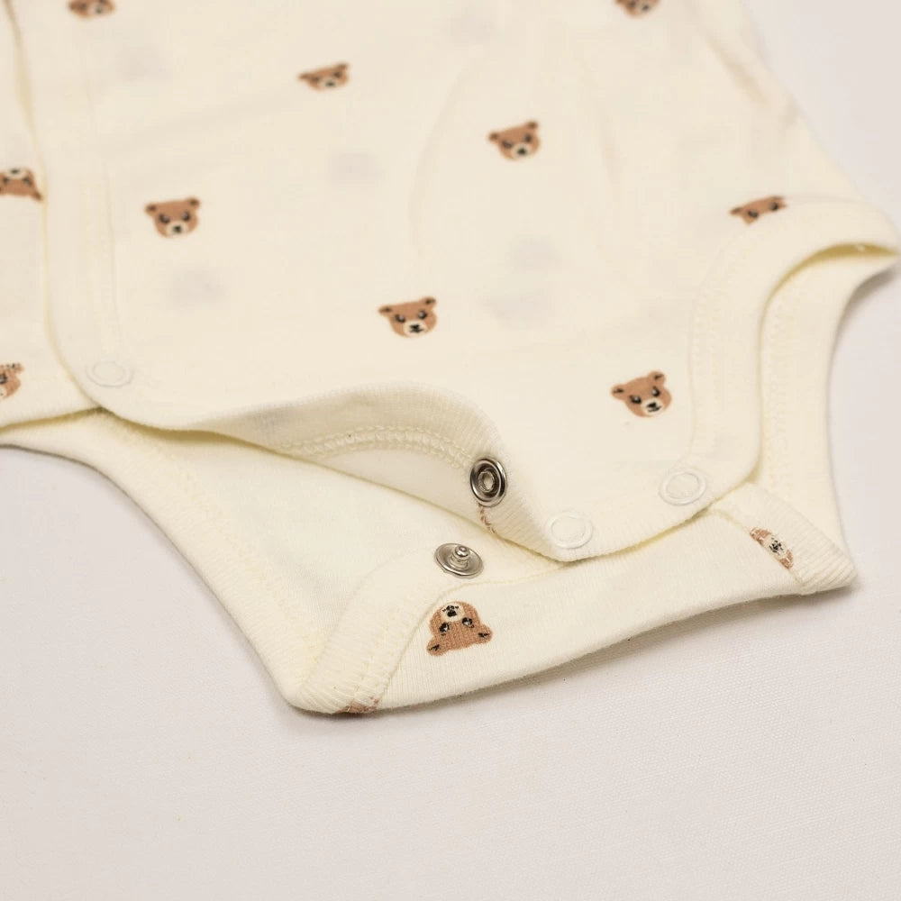 Lot de 2 bodies bébé en coton – Ourson TROIS KILOS SEPT