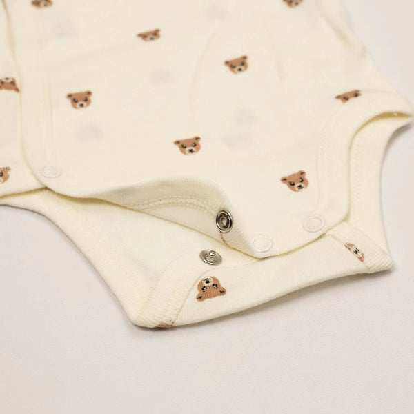 Lot de 2 bodies bébé en coton – Ourson TROIS KILOS SEPT