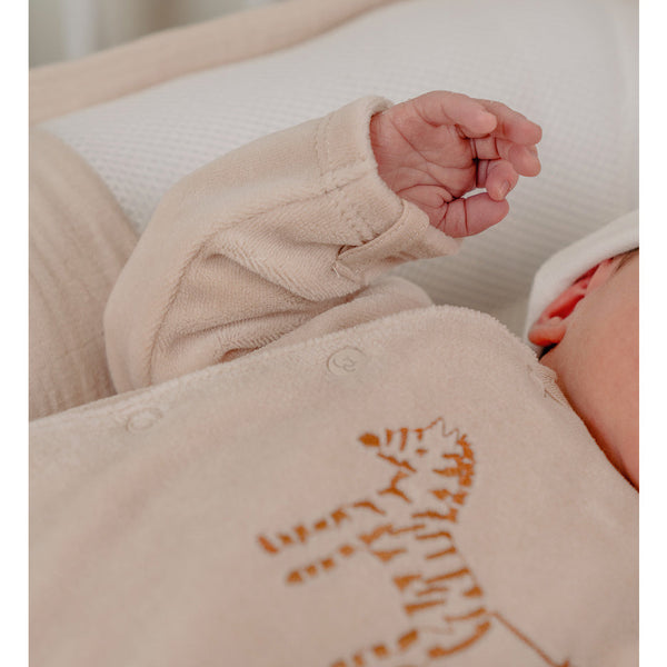 Lot de 2 pyjamas bébé en velours – Zèbres NOUKIES