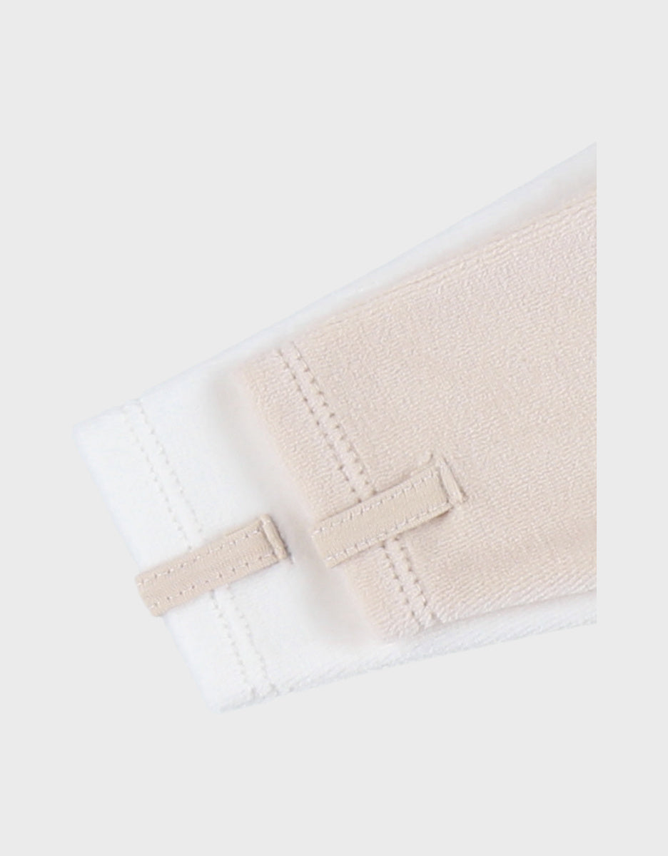 Lot de 2 pyjamas bébé en velours – Zèbres NOUKIES
