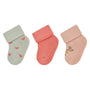 Lot de 3 paires de chaussettes bébé Cœurs & Chevreuil – 0/4 mois STERNTALER