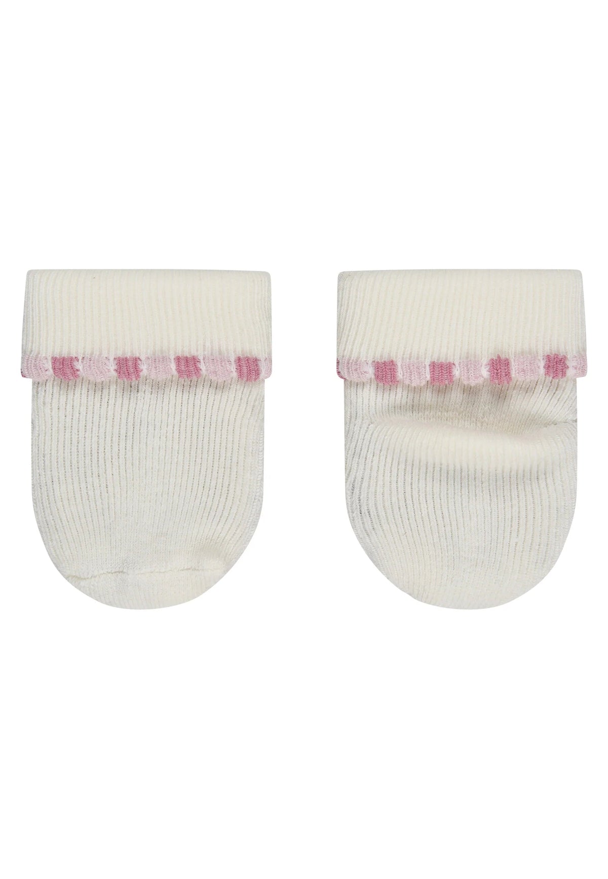 Lot de 3 paires de chaussettes bébé Fleurs – Unies, fleurs & pois – 0/4 mois STERNTALER