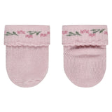 Lot de 3 paires de chaussettes bébé Fleurs – Unies, fleurs & pois – 0/4 mois STERNTALER