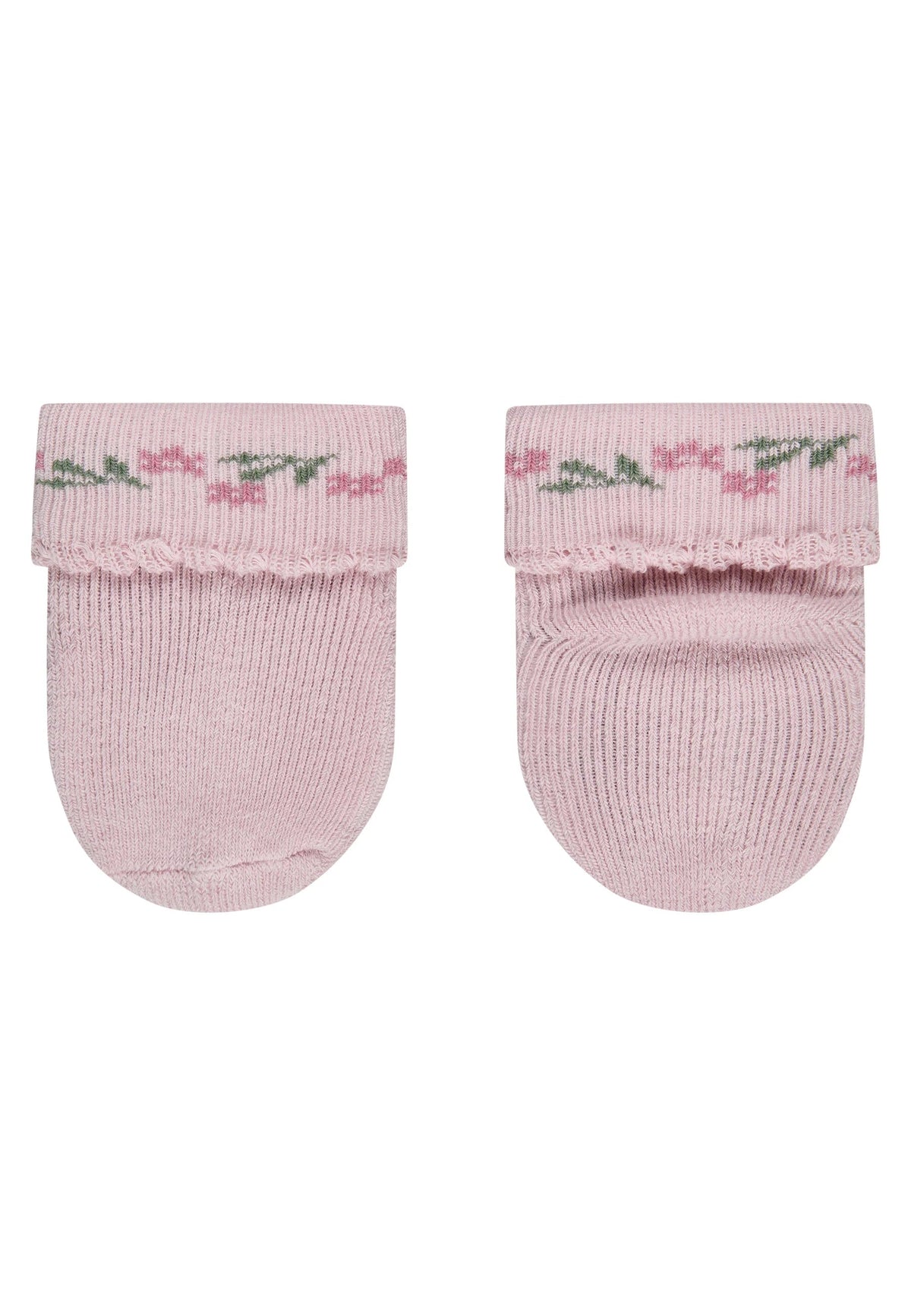 Lot de 3 paires de chaussettes bébé Fleurs – Unies, fleurs & pois – 0/4 mois STERNTALER