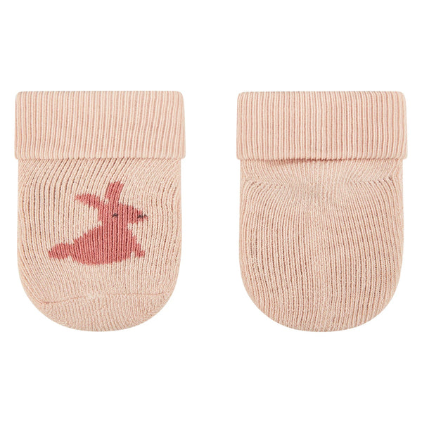 Lot de 3 paires de chaussettes bébé Lapin – Fleurs, lapin & champignon – 0/4 mois STERNTALER