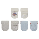 Lot de 3 paires de chaussettes bébé Marin – Bateau, uni & mouette – 6/12 mois STERNTALER