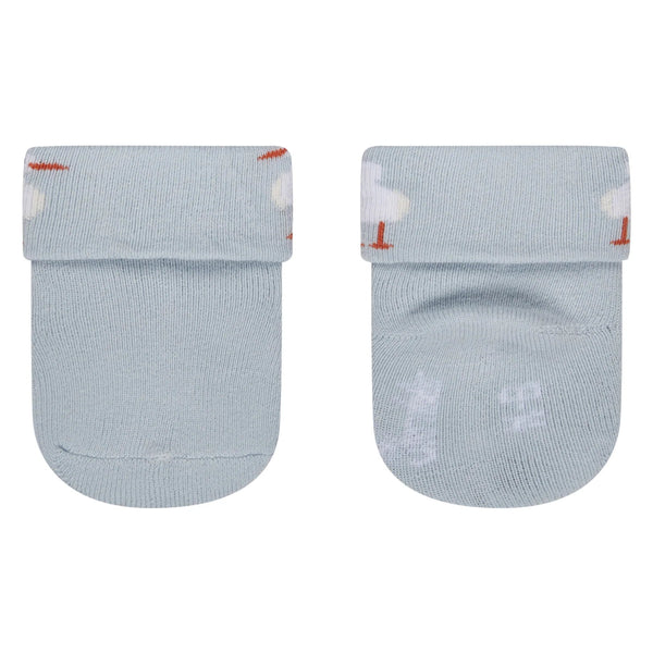 Lot de 3 paires de chaussettes bébé Marin – Bateau, uni & mouette – 6/12 mois STERNTALER
