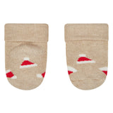 Lot de 3 paires de chaussettes bébé Noël – Cadeau, bonnet & ourson – 0/4 mois STERNTALER