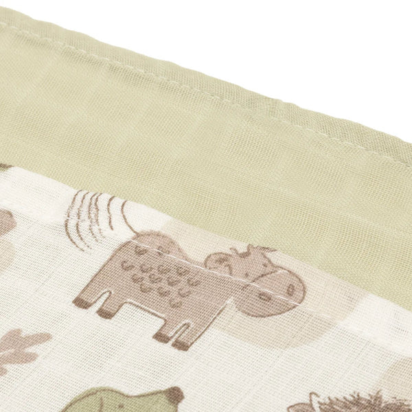 Lot de 3 langes en gaze de coton 70 x 70 cm – Barn Buddies – Jollein JOLLEIN