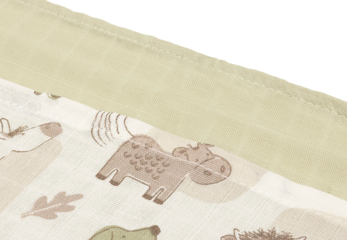 Lot de 3 langes en gaze de coton 70 x 70 cm – Barn Buddies – Jollein JOLLEIN
