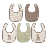 Lot de 5 bavoirs imperméables Barn Buddies – Dès la naissance JOLLEIN