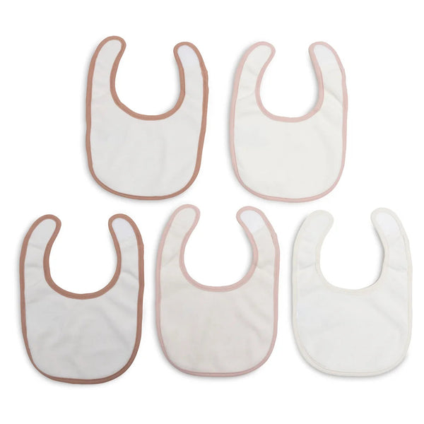 Lot de 5 bavoirs imperméables Soft Plumes – Dès la naissance JOLLEIN