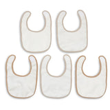 Lot de 5 bavoirs imperméables Woolly – Dès la naissance JOLLEIN