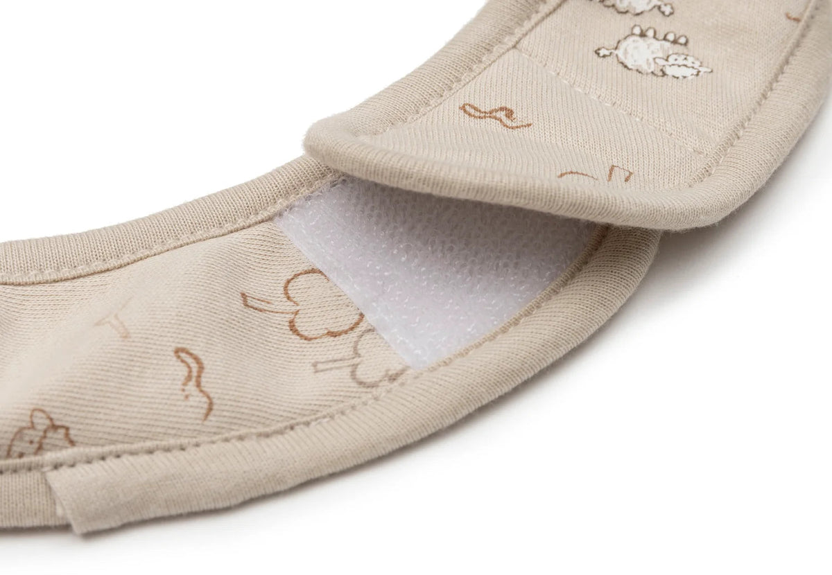 Lot de 5 bavoirs imperméables Woolly – Dès la naissance JOLLEIN