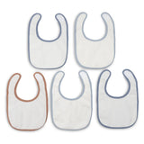Lot de 5 bavoirs imperméables Miffy Moments cloudy blue – Jollein JOLLEIN