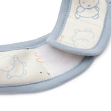 Lot de 5 bavoirs imperméables Miffy Moments cloudy blue – Jollein JOLLEIN