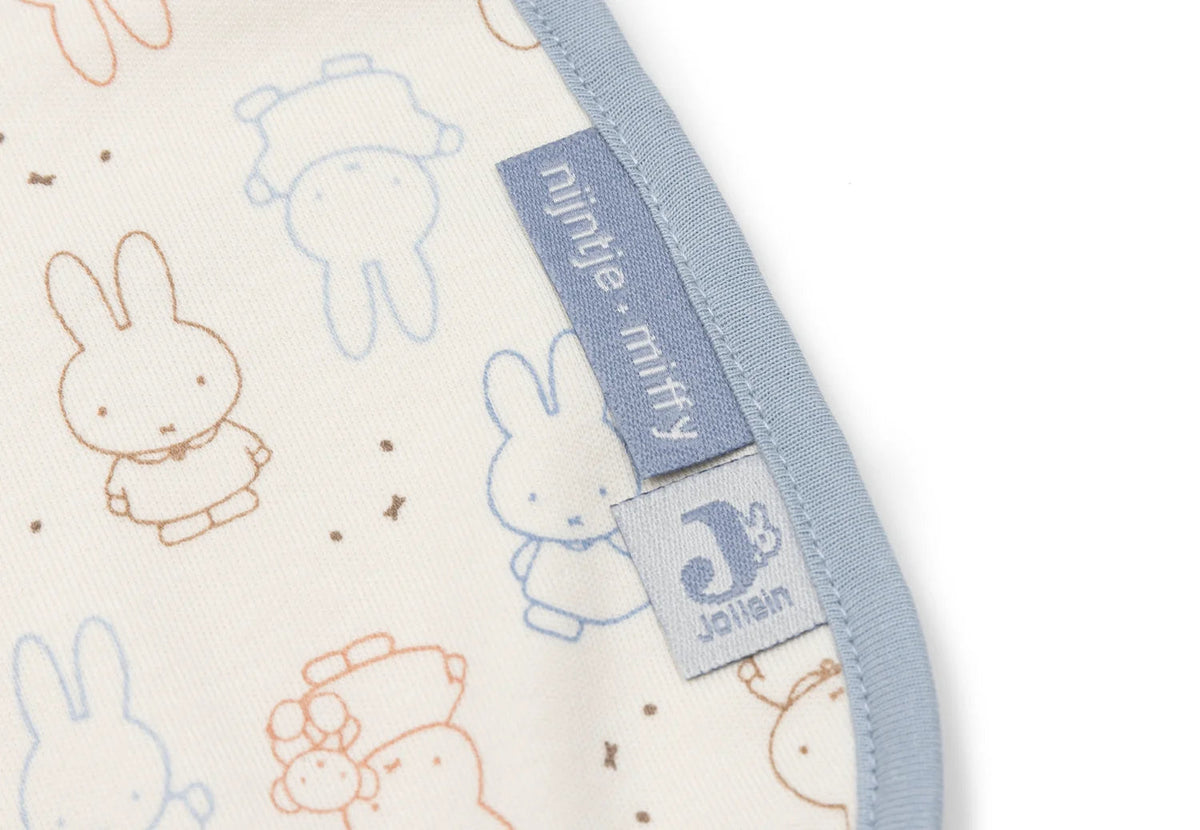 Lot de 5 bavoirs imperméables Miffy Moments cloudy blue – Jollein JOLLEIN