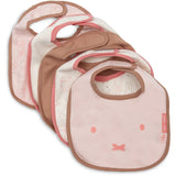Lot de 5 bavoirs imperméables Miffy Moments silk rose – Jollein JOLLEIN