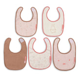 Lot de 5 bavoirs imperméables Miffy Moments silk rose – Jollein JOLLEIN
