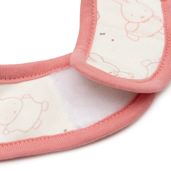 Lot de 5 bavoirs imperméables Miffy Moments silk rose – Jollein JOLLEIN