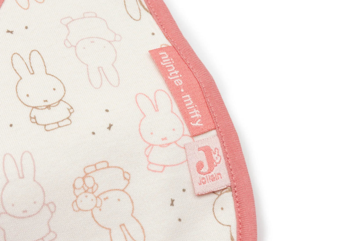 Lot de 5 bavoirs imperméables Miffy Moments silk rose – Jollein JOLLEIN