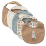 Lot de 5 bavoirs imperméables Jollies – Jollein JOLLEIN