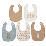 Lot de 5 bavoirs imperméables Jollies – Jollein JOLLEIN