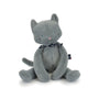 Peluche Chat Gris Méloé 37 ou 56 cm – Peluche artisanale made in France Maïlou