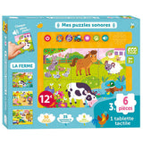 Mes puzzles sonores - La ferme 1 2 3 SOLEIL