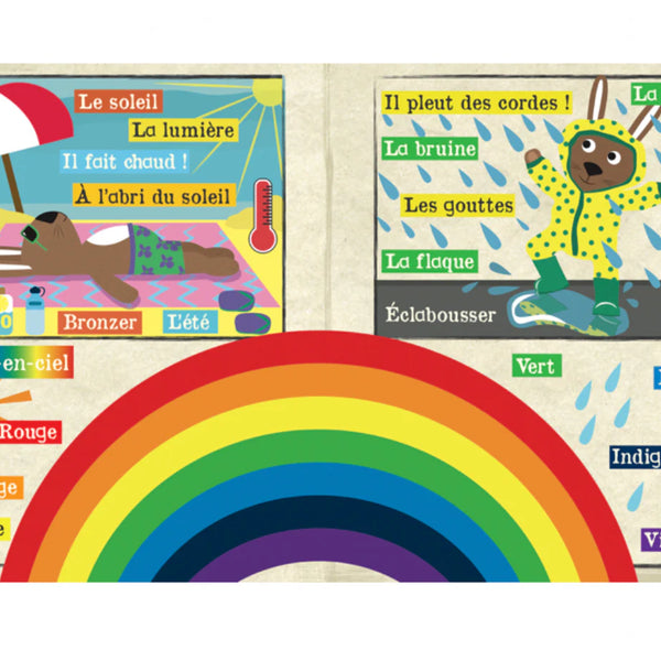 CRINKLY LA METEO – Livre Tissu Sensoriel pour Bébé