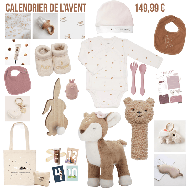 Calendrier de l'avent spécial femme enceinte - Petit coeur salé