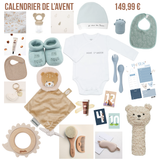 Calendrier de l'avent femme enceinte Petit coeur salé | Cadeau de grossesse original