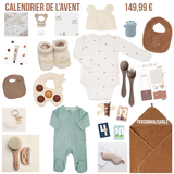 Calendrier de l'avent pour femme enceinte Petit coeur salé | Cadeau de grossesse original