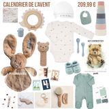 Calendrier de l'avent pour future maman Petit coeur salé | Cadeau de grossesse original