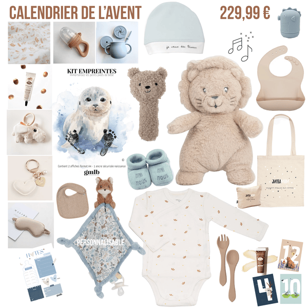 Calendrier de l'avent pour grossesse - Petit coeur salé