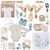 Calendrier de l'avent bébé arrive bientôt Petit coeur salé | Cadeau de grossesse original