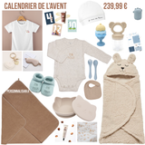 Calendrier de l'avent dernier mois de grossesse Petit coeur salé | Cadeau de grossesse original