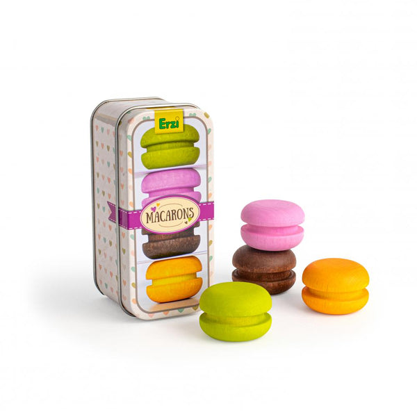 Macarons en bois dans leur boîte – Erzi ERZI