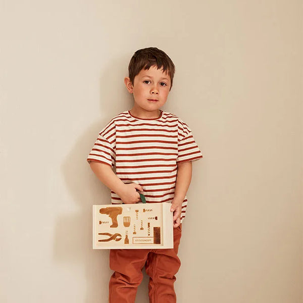 Mallette à outils enfant en bois FSC – kit bricolage dès 3 ans