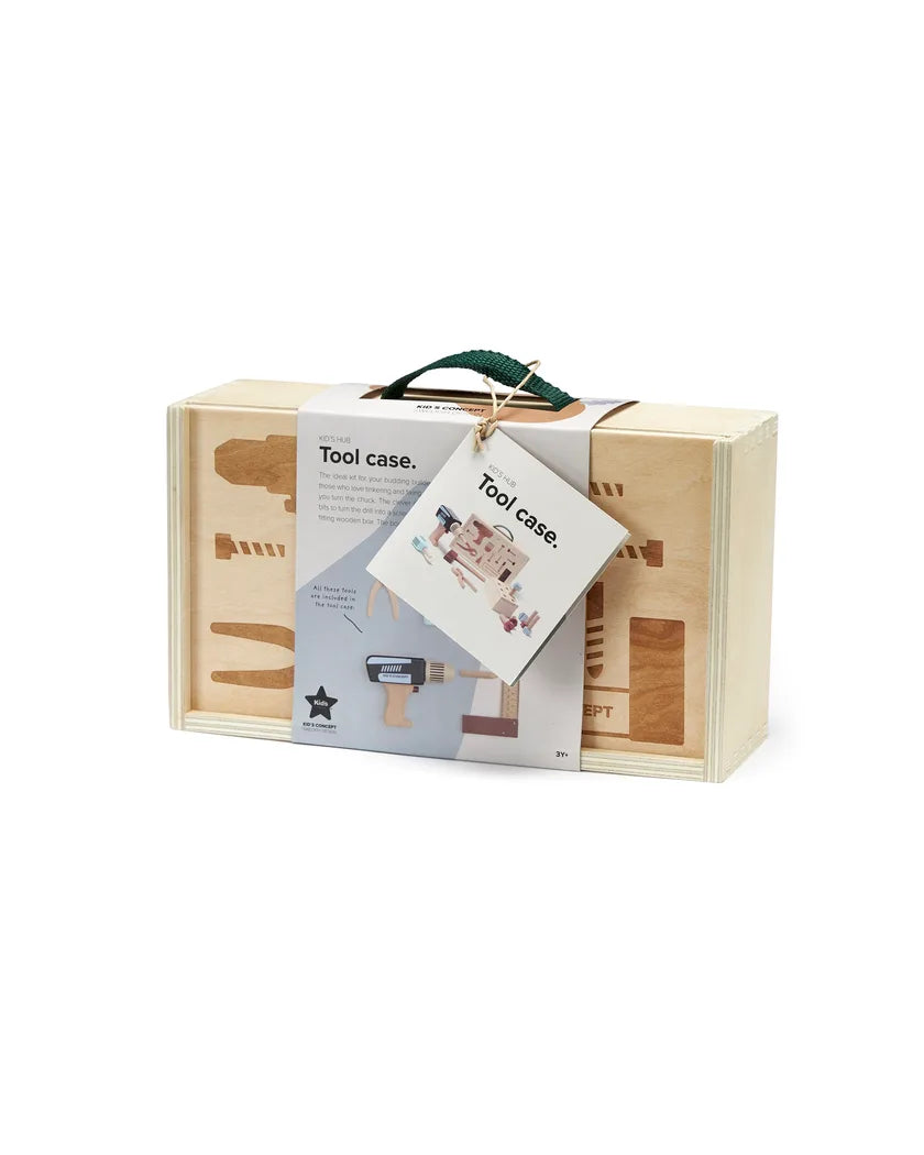 Mallette à outils enfant en bois FSC – kit bricolage dès 3 ans