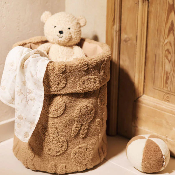 Panier de Rangement Miffy Jacquard Teddy - Biscuit