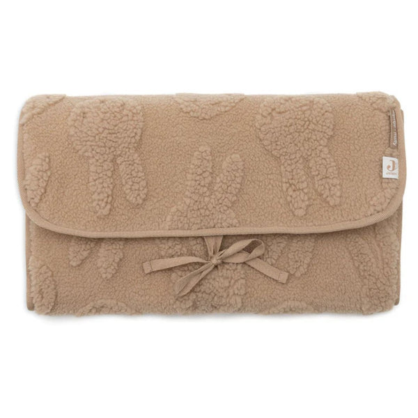 Tapis à Langer nomade avec poches Miffy Jacquard Teddy - Biscuit