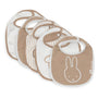 Bavoir Jersey imperméable Miffy Heads - 5 Unités