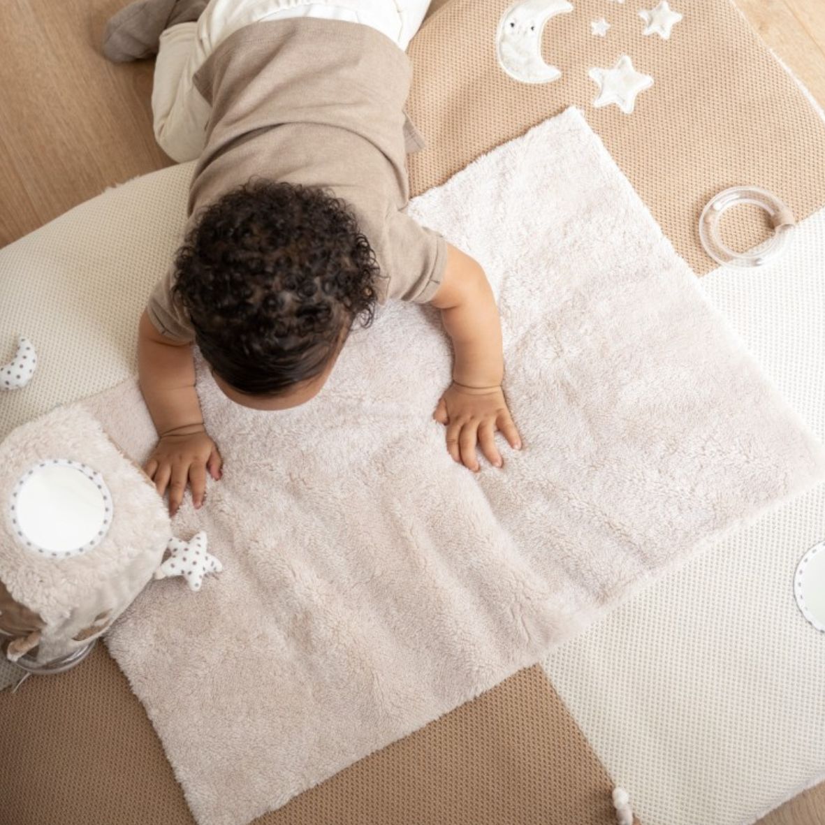 Tapis de parc Heaven Clay/Warm Linen – 75x95 cm