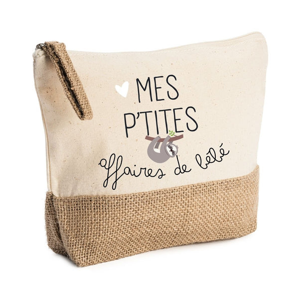 Trousse mes p'tites affaires de bébé Petit coeur salé