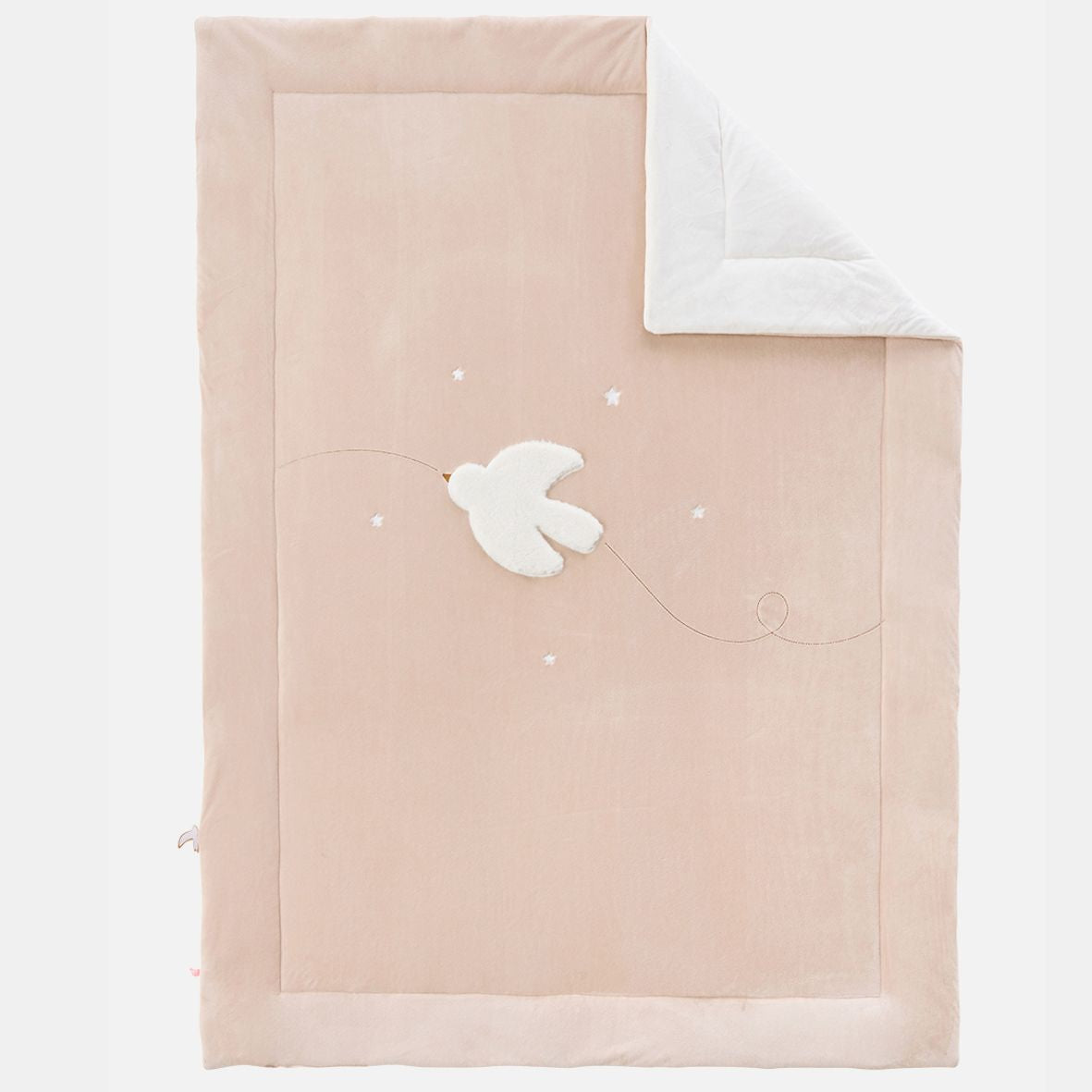 Couverture 100x140cm, Veloudoux® - Colombe